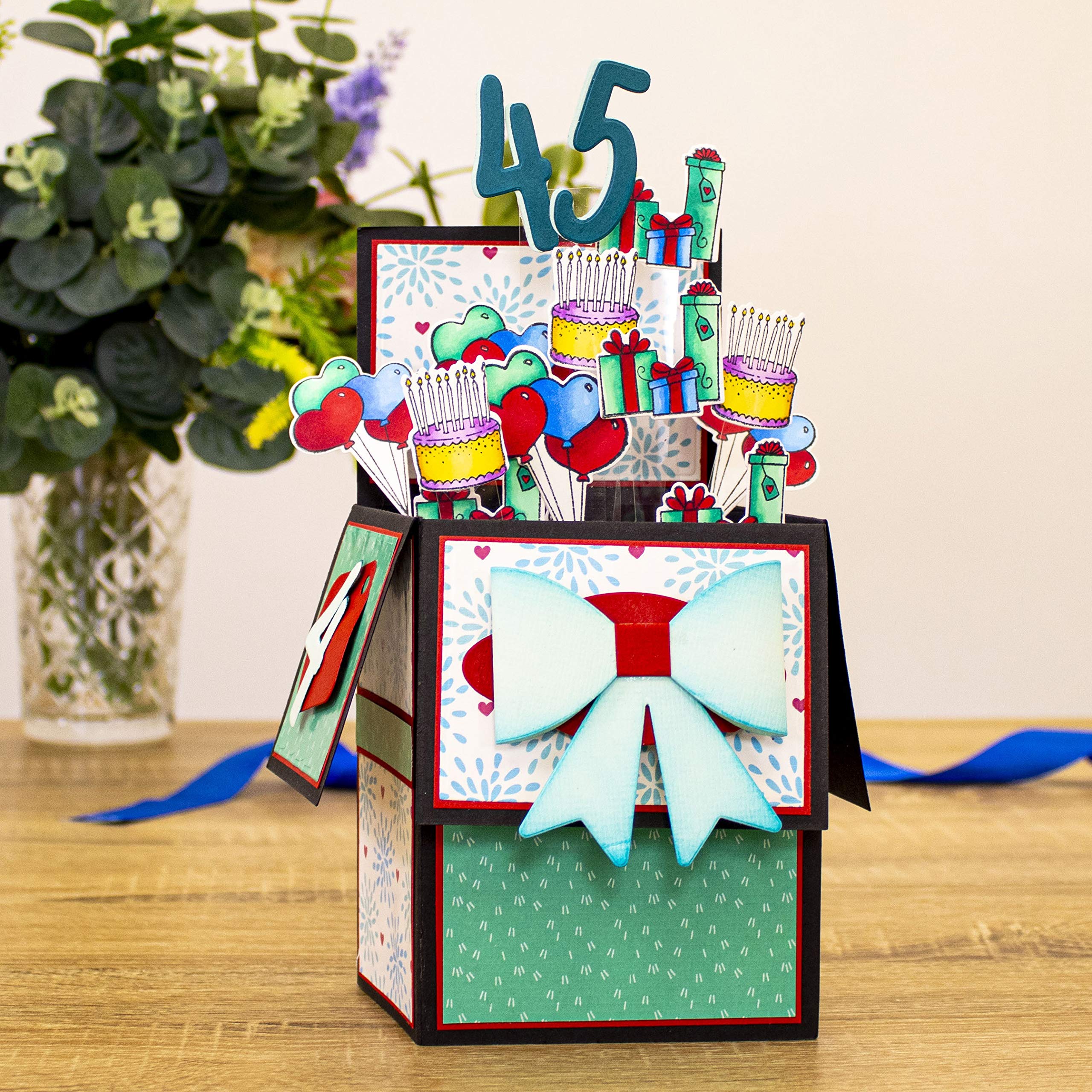 Gemini Stamps & Dies - Happy Birthday Crafting Set for DIY Greeting Cards, Scrapbooking & Paper Crafts | Perfect for Birthday Invitations, Party Decorations & Handmade Gifts