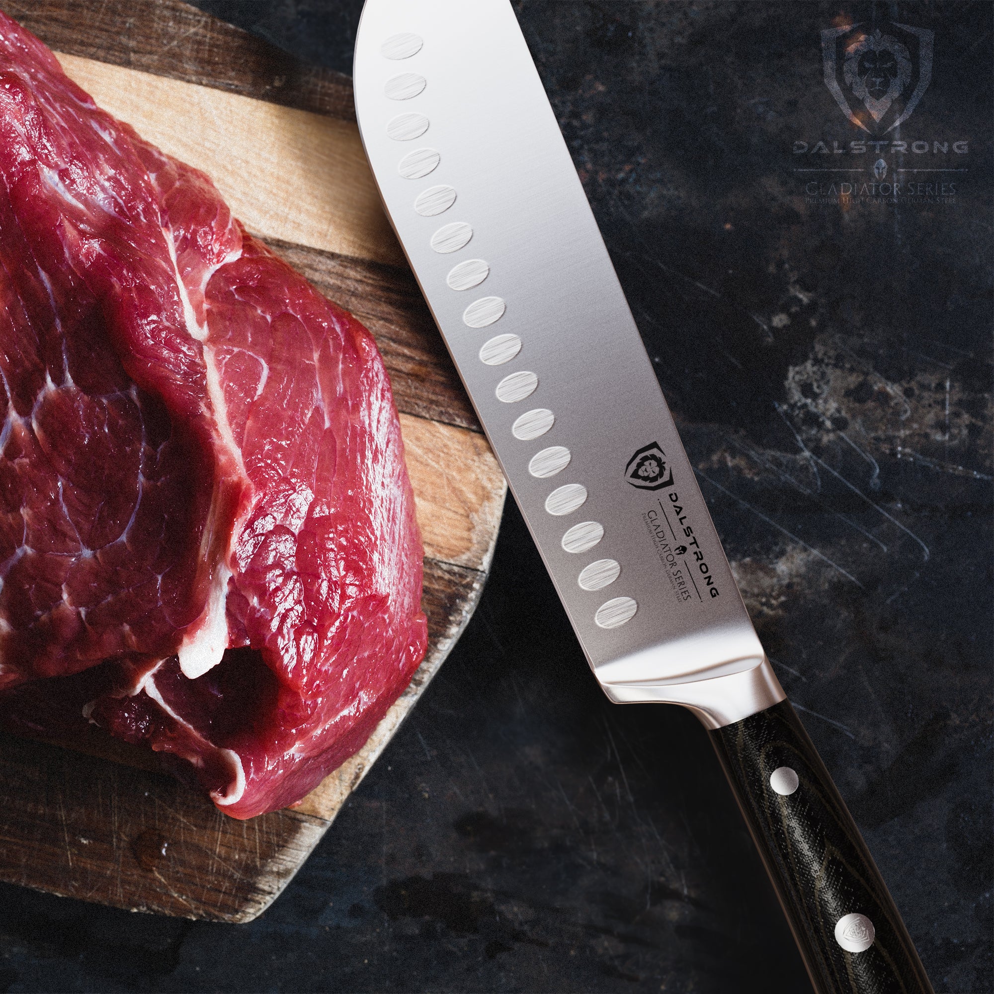 Dalstrong Gladiator Series Bull Nose Butcher & Breaking Knife 8
