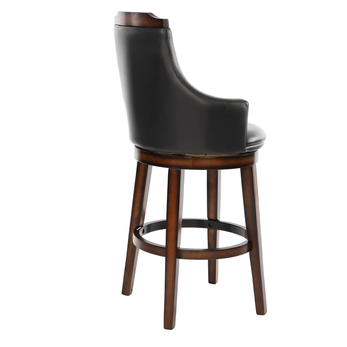 Burnished Oak Swivel Bar Stools - Set of 2 (29