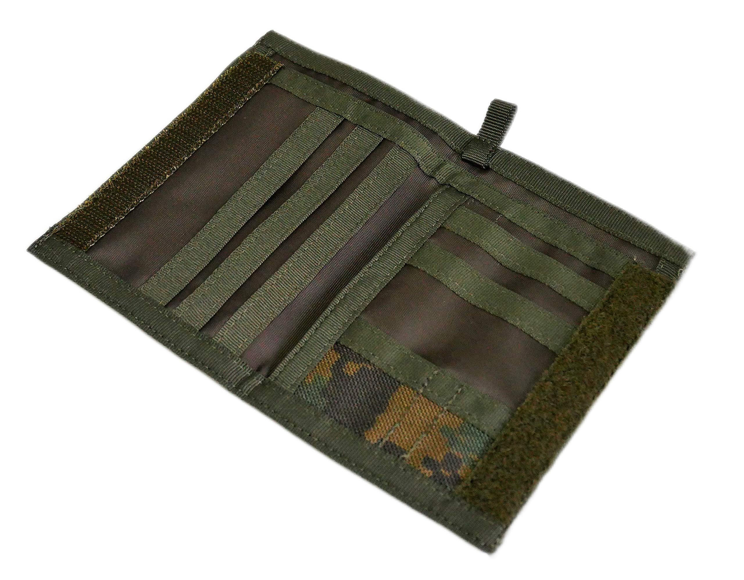 Chameleon Bifold Men's Nylon Wallet - Military Tactical Slim Front Pocket Wallet - Durable Canvas Travel Bi-Fold Wallet for Everyday Carry & Outdoor Adventures