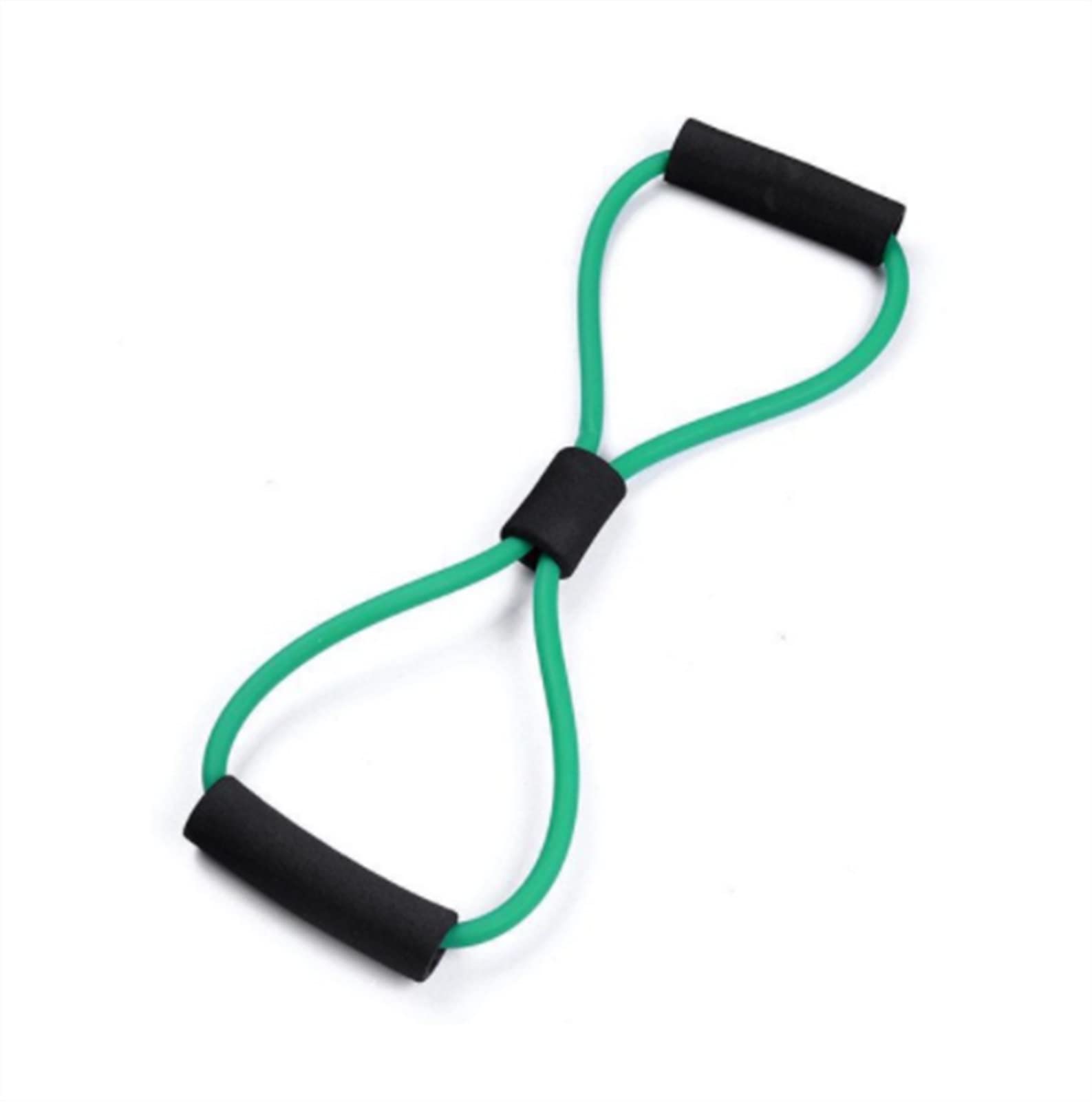 ONGHAHYIS 8-Word Chest Expander - Yoga Resistance Bands, Fitness Elastic Bands for Strength Training, Muscle Workout & Sports Exercise - Green (Perfect for Home Gym, CrossFit & Physical Therapy)