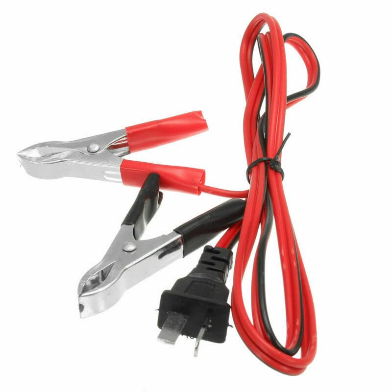 BRAVECOW 1.2M Generator Charging Cable with Alligator Clips - 12V DC Power Cord Compatible with Honda EU1000i, EU2000i, EU3000i - Perfect for Camping, RV Power Supply & Emergency Backup