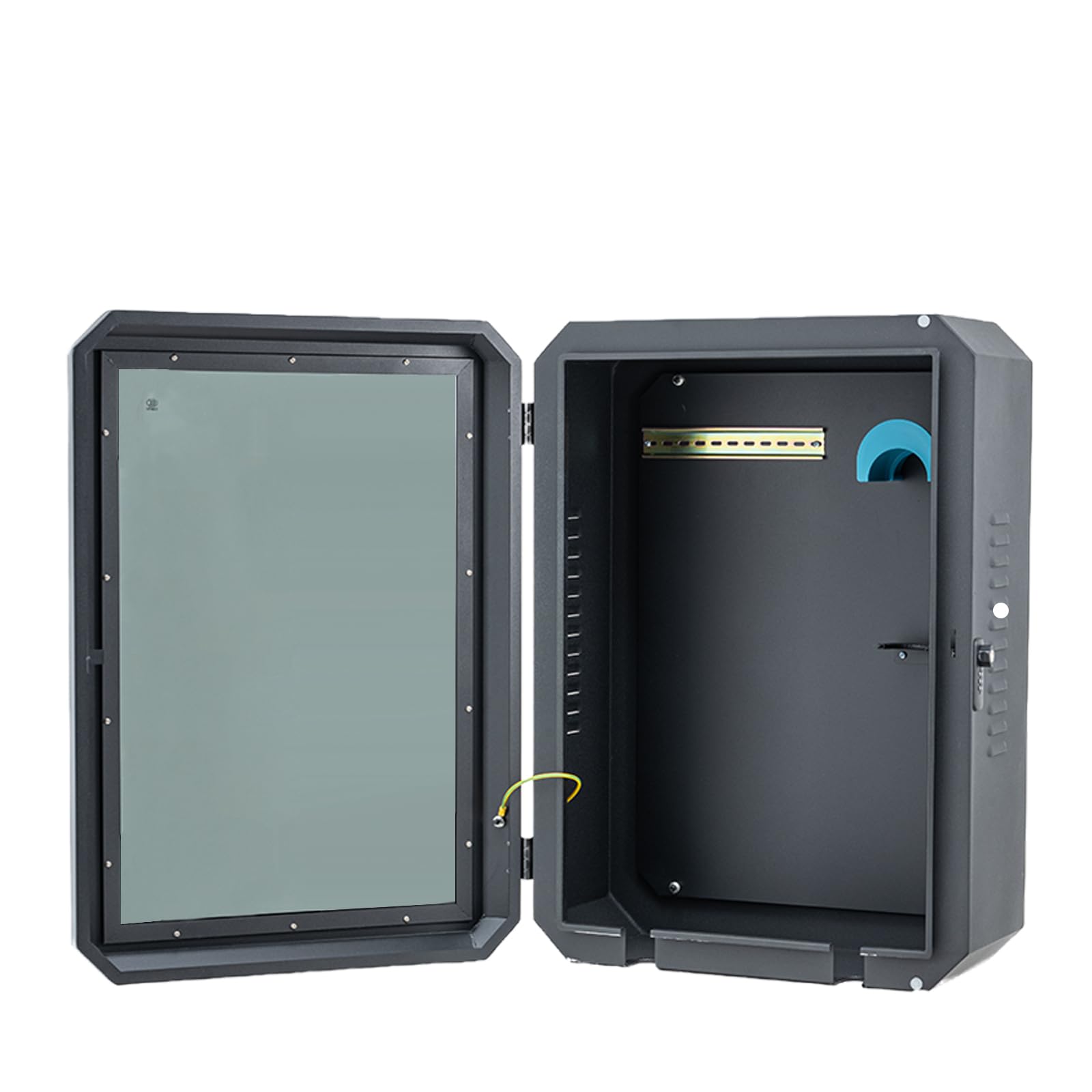 Tesla Charger Station Protection Box - Waterproof & Dustproof EV Charging Enclosure for Tesla & Most Electric Vehicles - Indoor/Outdoor Wall Mounted Black Charger Box (Perfect for Home, Garage & Outdoor Charging)