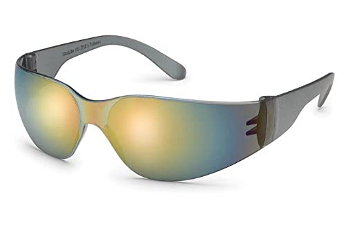 Red Mirror Lens/Gray Temple