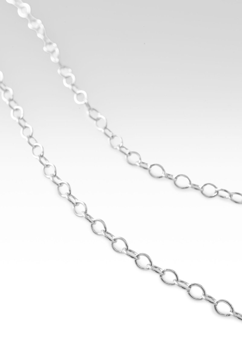 Elegant Rhodium Peace & Hope Necklace with White Zircon & Cultured Freshwater Pearl - Perfect for Weddings, Anniversaries & Special Occasions