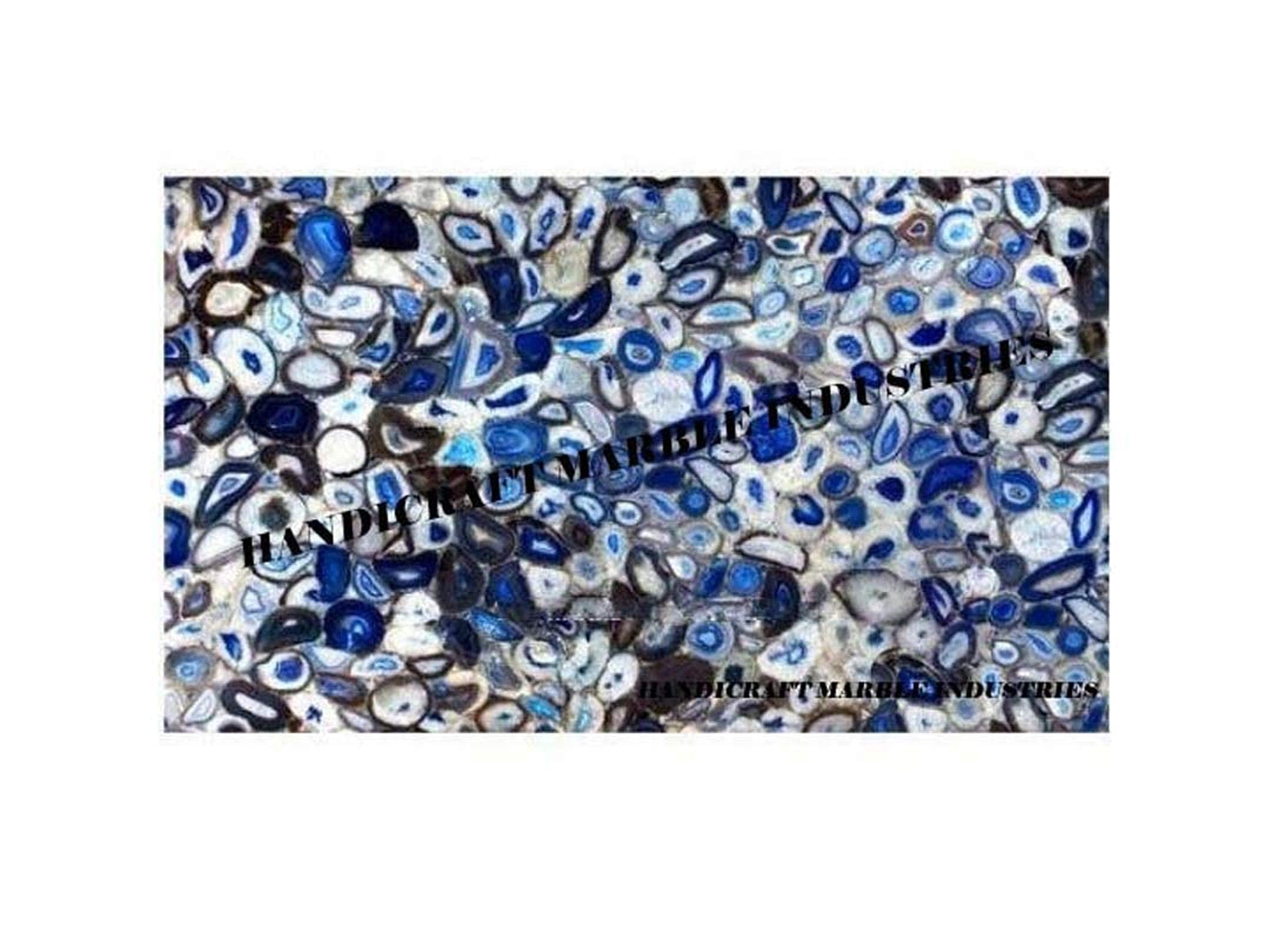 Premium Mix Agate Stone Rectangle Table Top 18