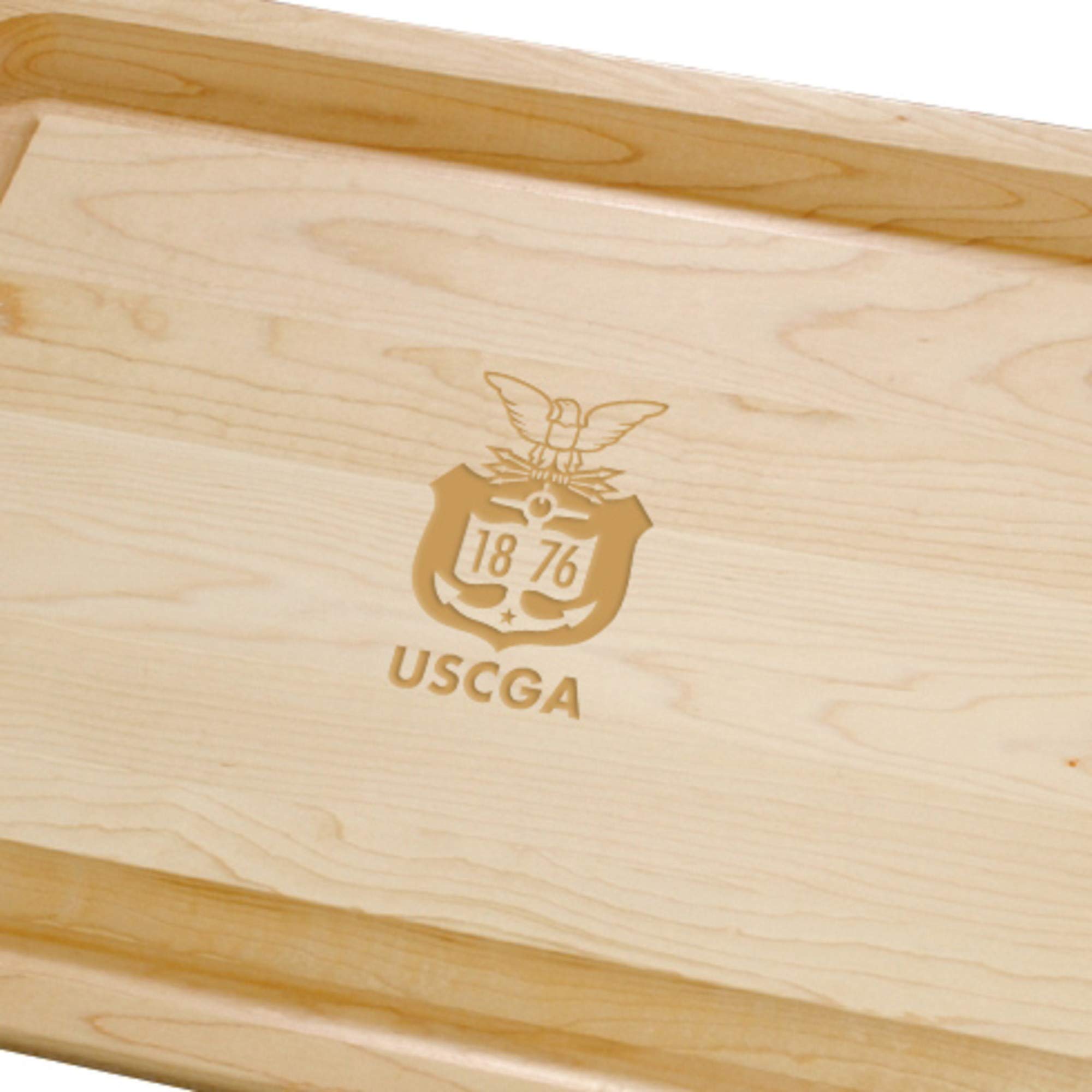 Premium M. LA HART USCGA Maple Wood Cutting Board for Kitchen - Durable Chopping Block for Fruits, Vegetables & Meat - Perfect Gift for Home Chefs & Cooking Enthusiasts