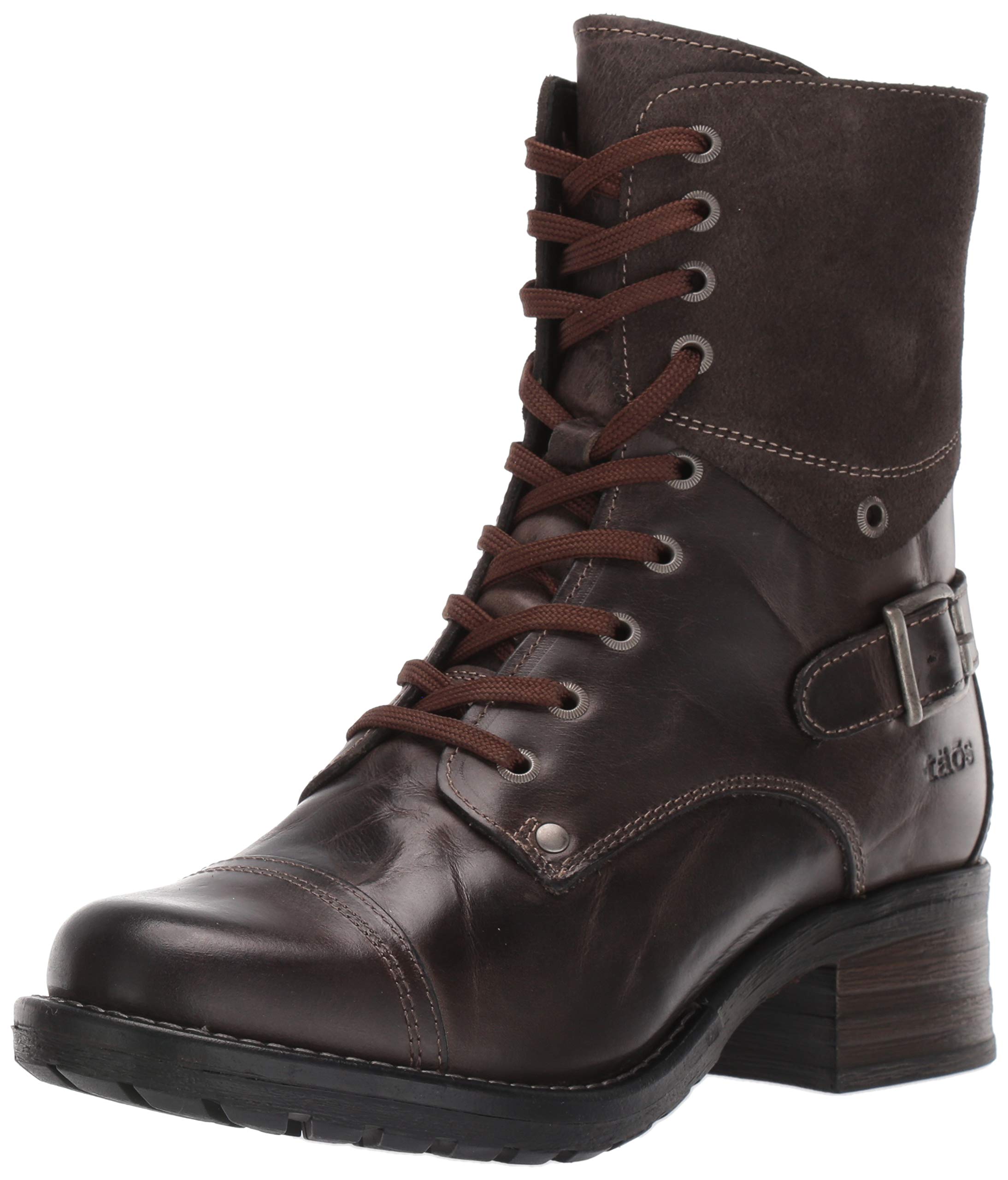 **Taos Crave Women’s Boots – Arch Support Removable Footbed for All-Day Comfort – Stylish Lace-Up & Zipper Design – Perfect for Work, Travel & Casual Wear**