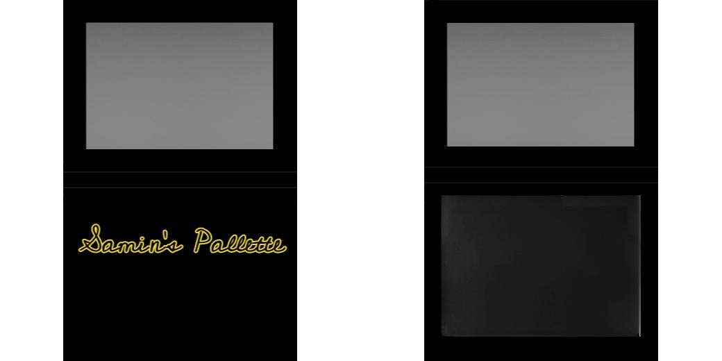 Custom Extra Large Z Palette - Magnetic Makeup Palette for Eyeshadows & Blush - Perfect for Professional Makeup Artists & Travel