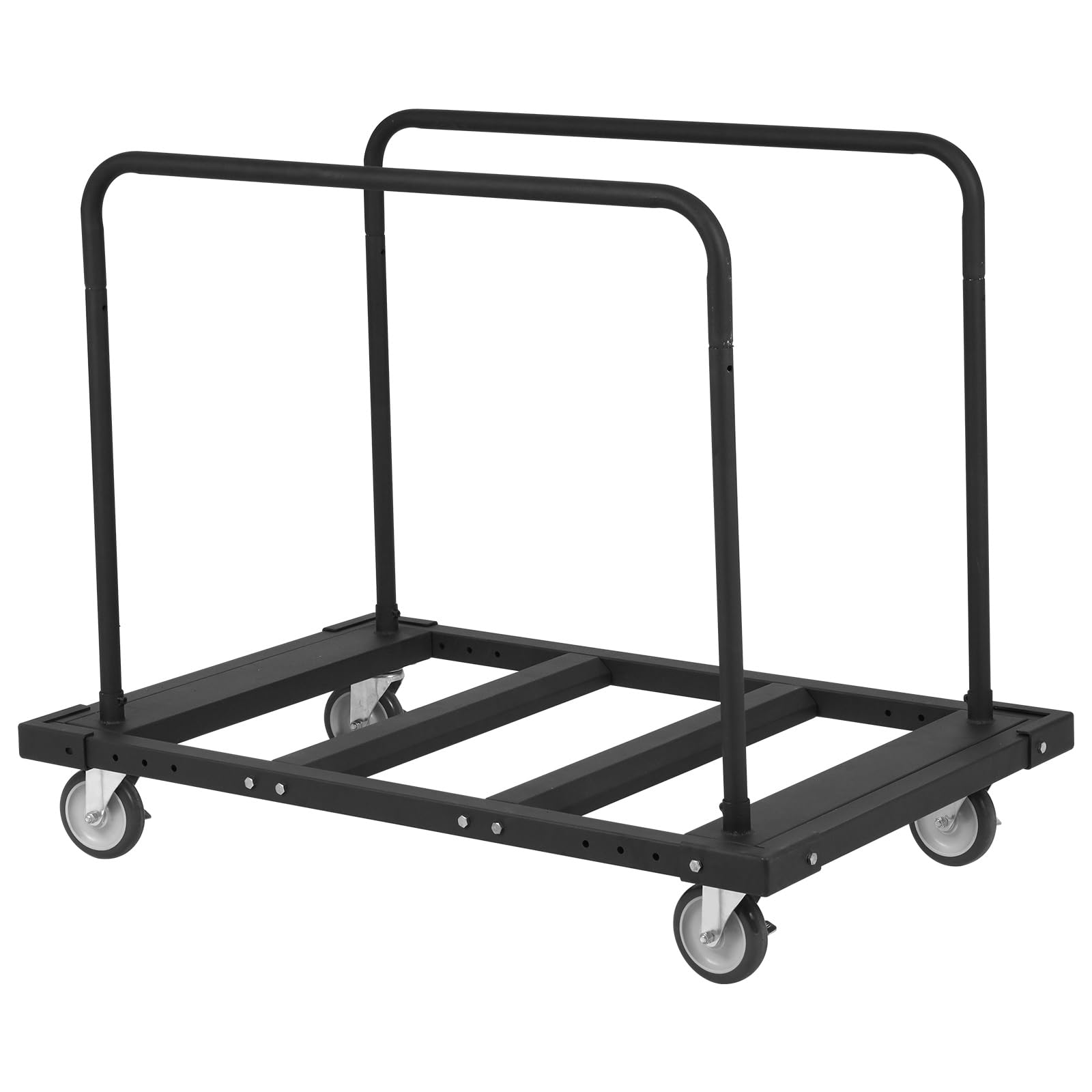 VEVOR Heavy Duty Folding Table Cart with 5