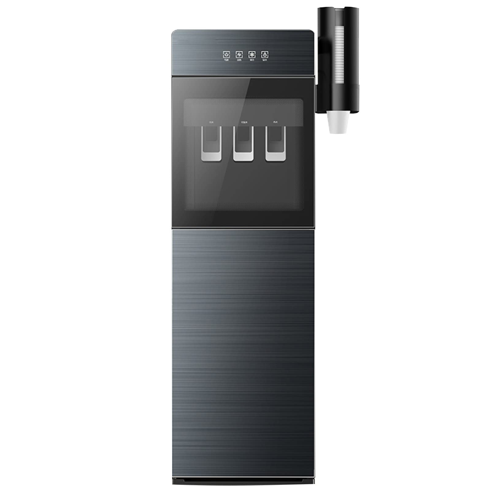 3-in-1 Bottom Loading Water Cooler Dispenser with Hot & Cold Water - 15L Capacity with Cup Holder for Home, Office, Tea, Bar, Dormitory - Perfect for Hydration, Coffee Brewing & Instant Hot Beverages