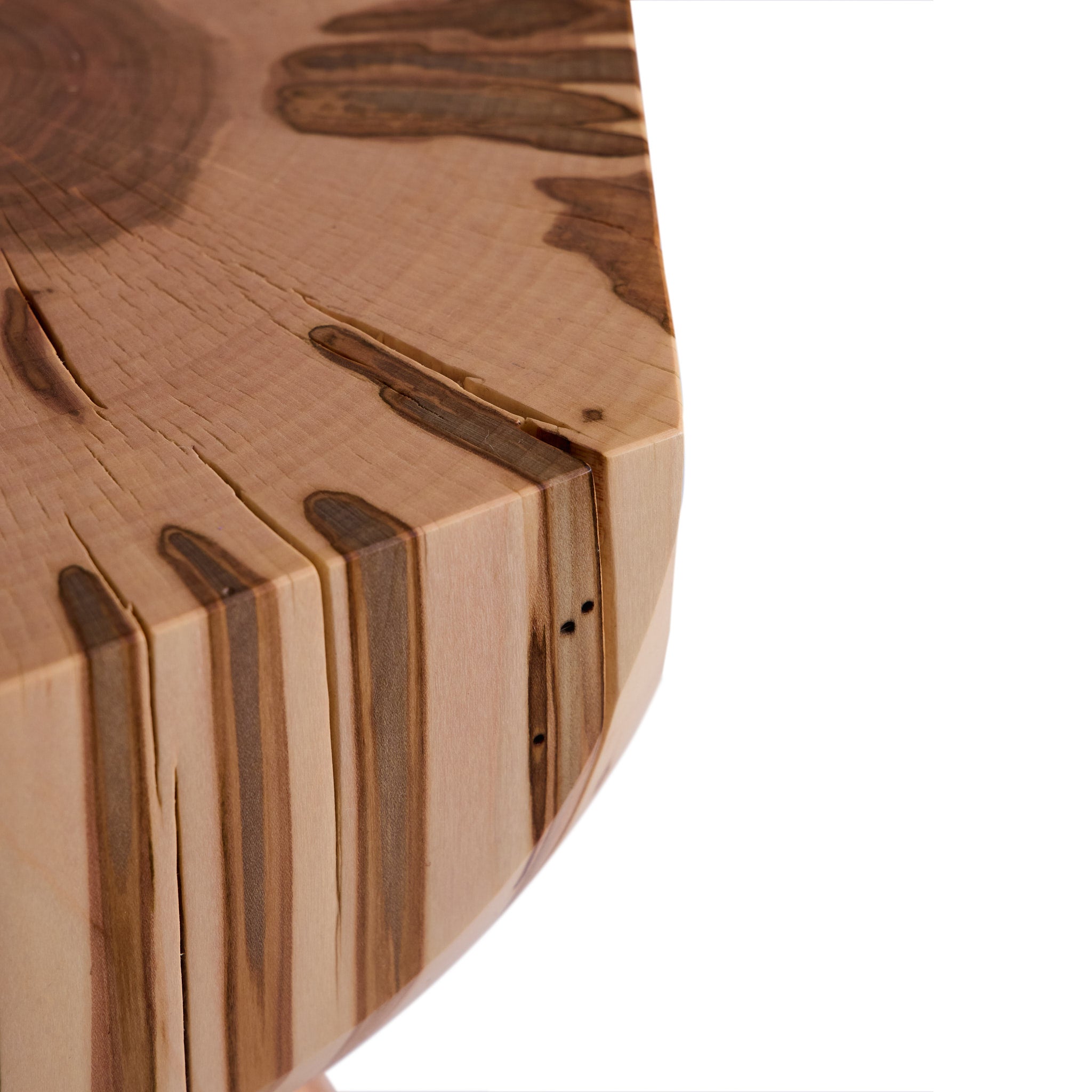 Ambrosia Maple 6-Sided Facet Pedestal - Handcrafted Wooden Display Stand for Home Decor, Jewelry & Collectibles | Perfect for Living Room, Bedroom & Office Decor