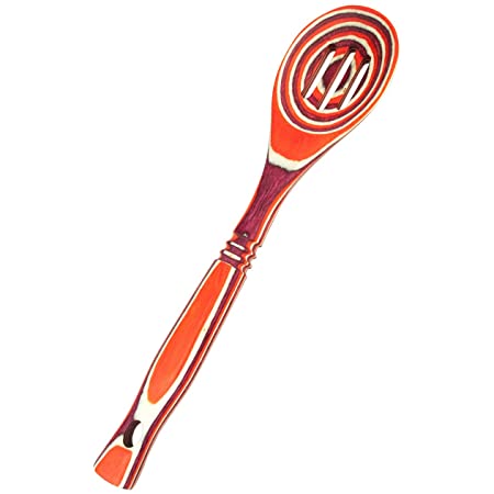 Pakka Wood Slotted Spoon - Durable Kitchen Utensil for Cooking, Serving & Mixing - Perfect for Soups, Salads & Pasta Dishes