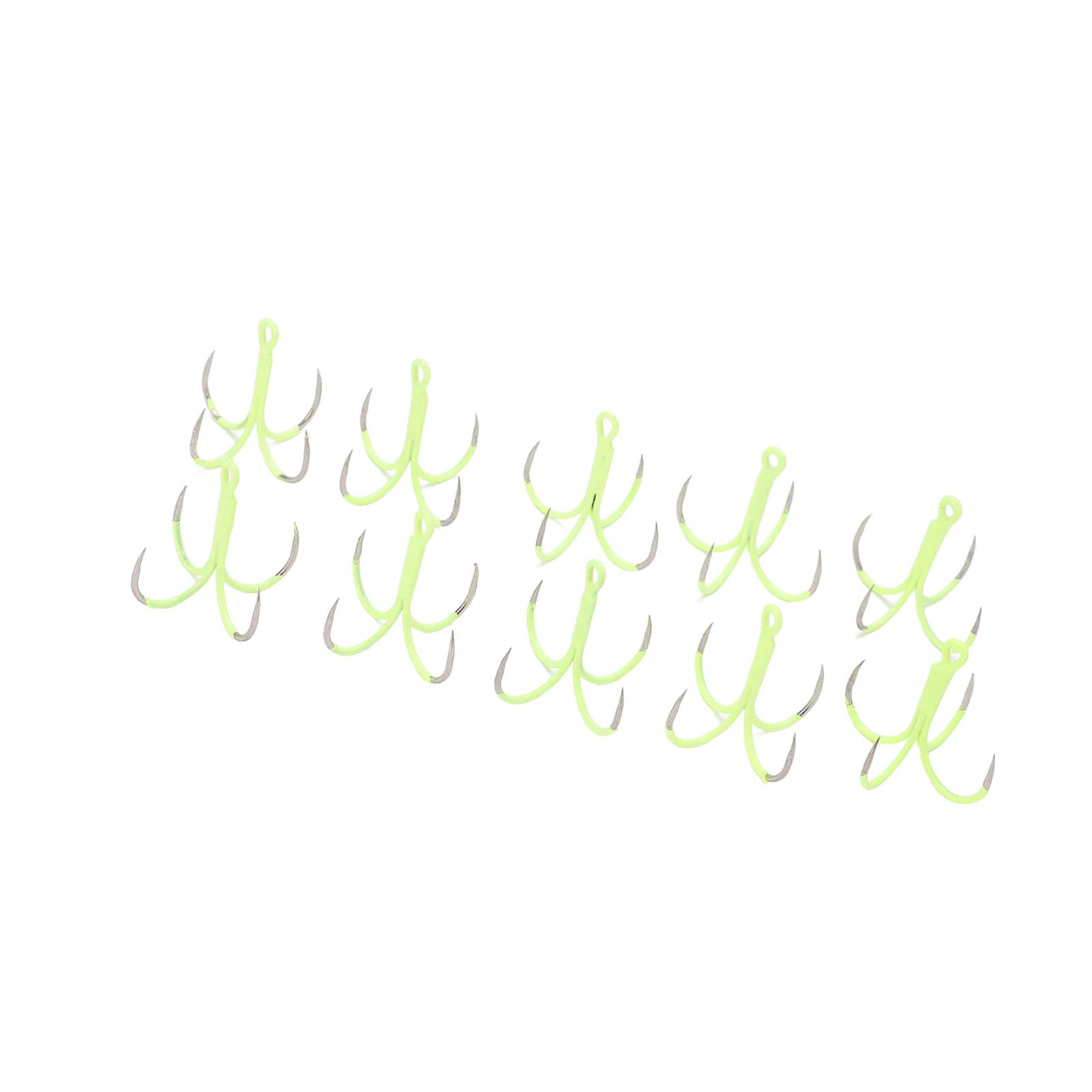Ubersweet® Stainless Steel Luminous Four Claw Fishing Hook - Portable, Durable & High Efficiency for Freshwater, Saltwater & Ice Fishing | Perfect for Night Fishing, Kayak Angling & Outdoor Adventures (Small Size)