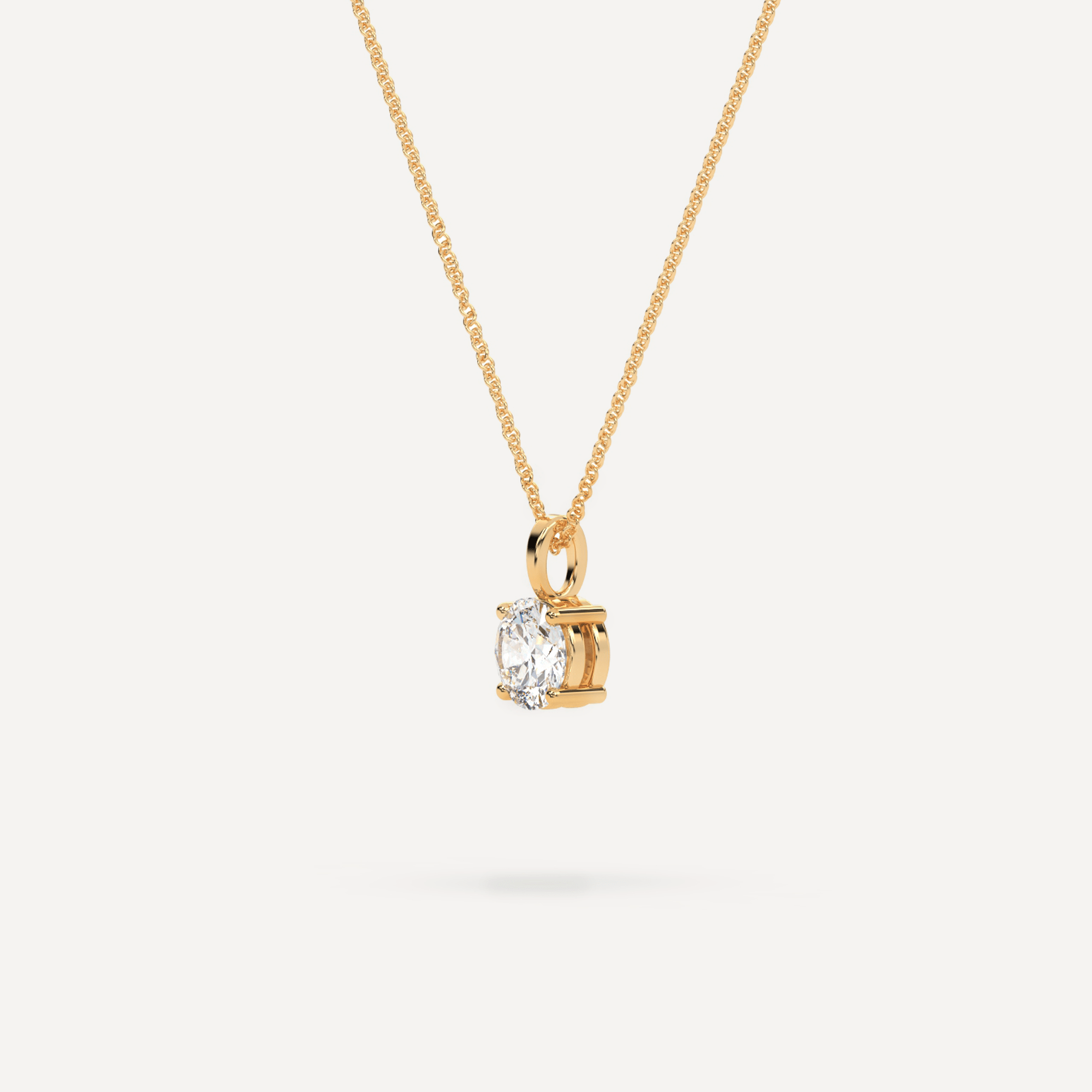 16K/18K Gold Diamond Pendant Necklace for Women - Elegant Jewelry Gift for Anniversary, Birthday & Special Occasions