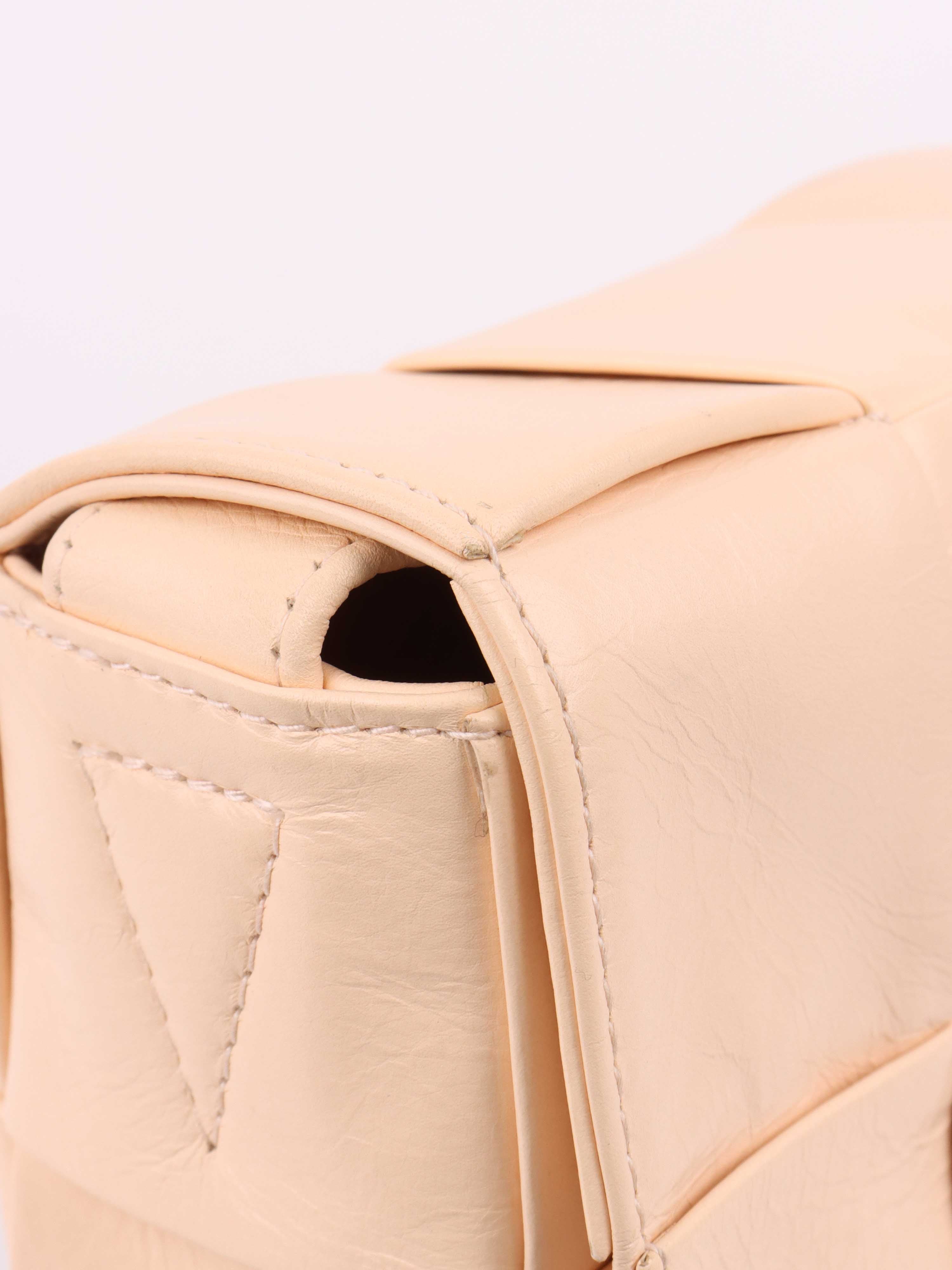 Bottega Veneta Light Peach Cassette Bag - Luxury Crossbody Handbag for Women | Perfect for Date Night, Office & Travel Accessories