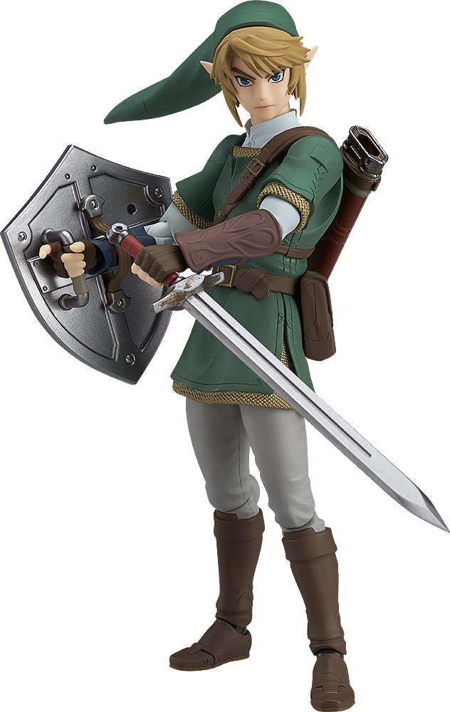Good Smile The Legend of Zelda: Twilight Princess Link Deluxe Edition Figma Action Figure - 15 Years to 99 Years - Perfect for Gaming Collectors, Display Shelves & Zelda Fans