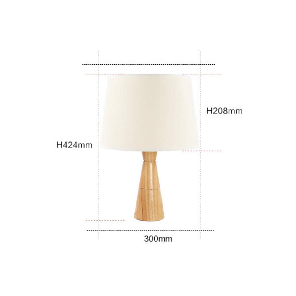 Modern Creative Wooden Desk Lamp - Romantic Simple Stylish Night Light with Wooden Base for Bedside Table, Living Room, Bedroom, Office & Cafe Decor | Perfect for Reading, Working & Relaxing