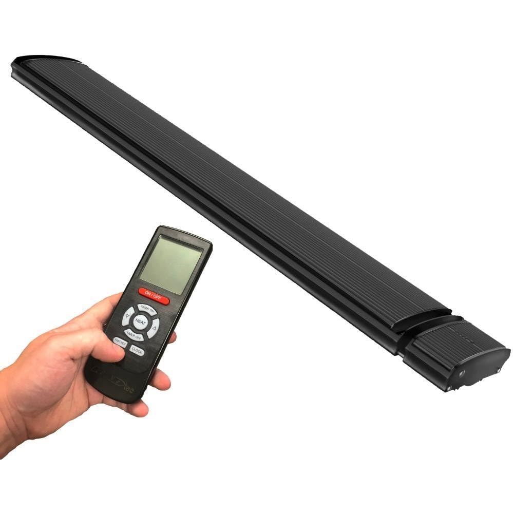 43 Inch 1800W Infrared Radiant Heater - E18-IR-RDT-HTR E Series for Indoor/Outdoor Use - Perfect for Patio, Garage, Workshop & Home Heating