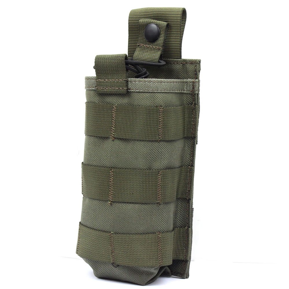 Tactical Radio Pouch - 1000D Nylon Molle Two-Way Radio Holder Case for Walkie Talkies - Perfect for Military, Police, Hiking & Outdoor Communication Gear