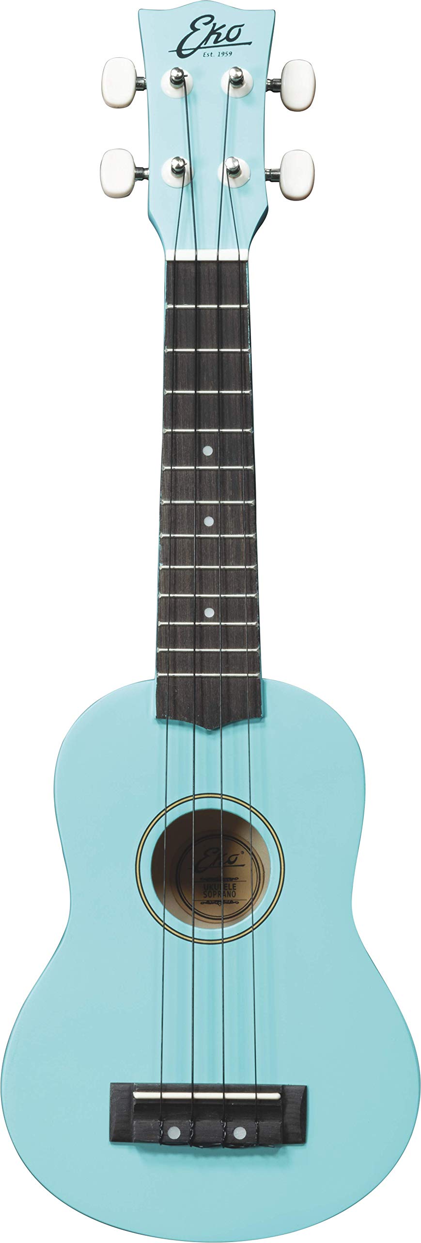 Primo 4-String Soprano Ukulele - Blue Color | Perfect for Beginners & Travel | Ideal for Beach Parties, Campfires & Music Lessons (Model 06201011)