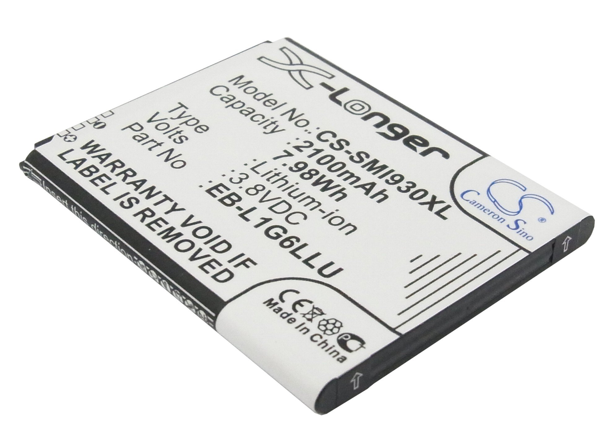 Original Samsung Galaxy S3 SIII S3 LTE SIII LTE SCH-R530 Replacement Battery - 2100mAh High Capacity Extended Life Battery for Smartphone - Perfect for Travel, Work & Daily Use