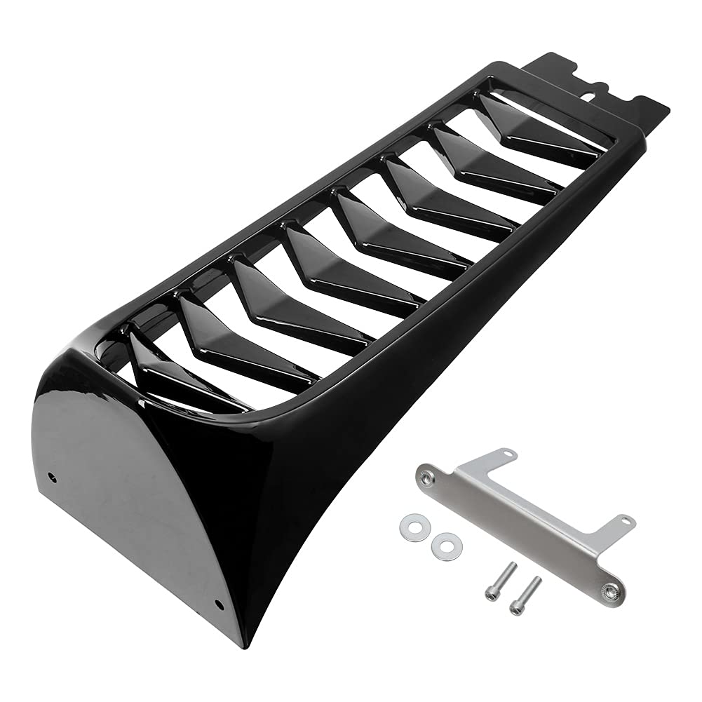 Harley Softail Street Bob Breakout FXBR FXBRS Motorcycle Front Lower Radiator Cover Chin Fairing Spoiler (2018-2023) - Durable ABS Plastic, Enhanced Aerodynamics & Protection for Harley Riders - Perfect for Cruising, Touring & Custom Bike Builds