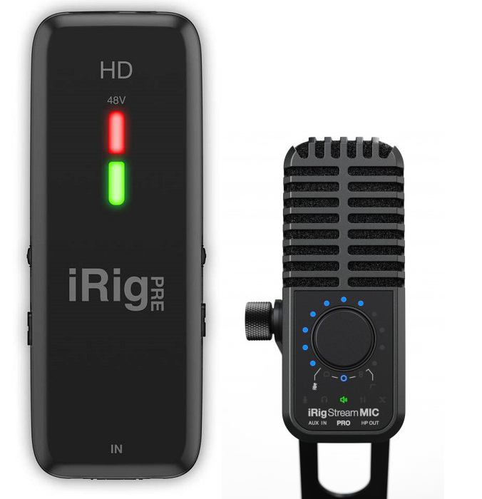 IK Multimedia Pre HD Audio Interface with Bonus Microphone Add-On Options - Perfect for Home Recording, Podcasting & Music Production