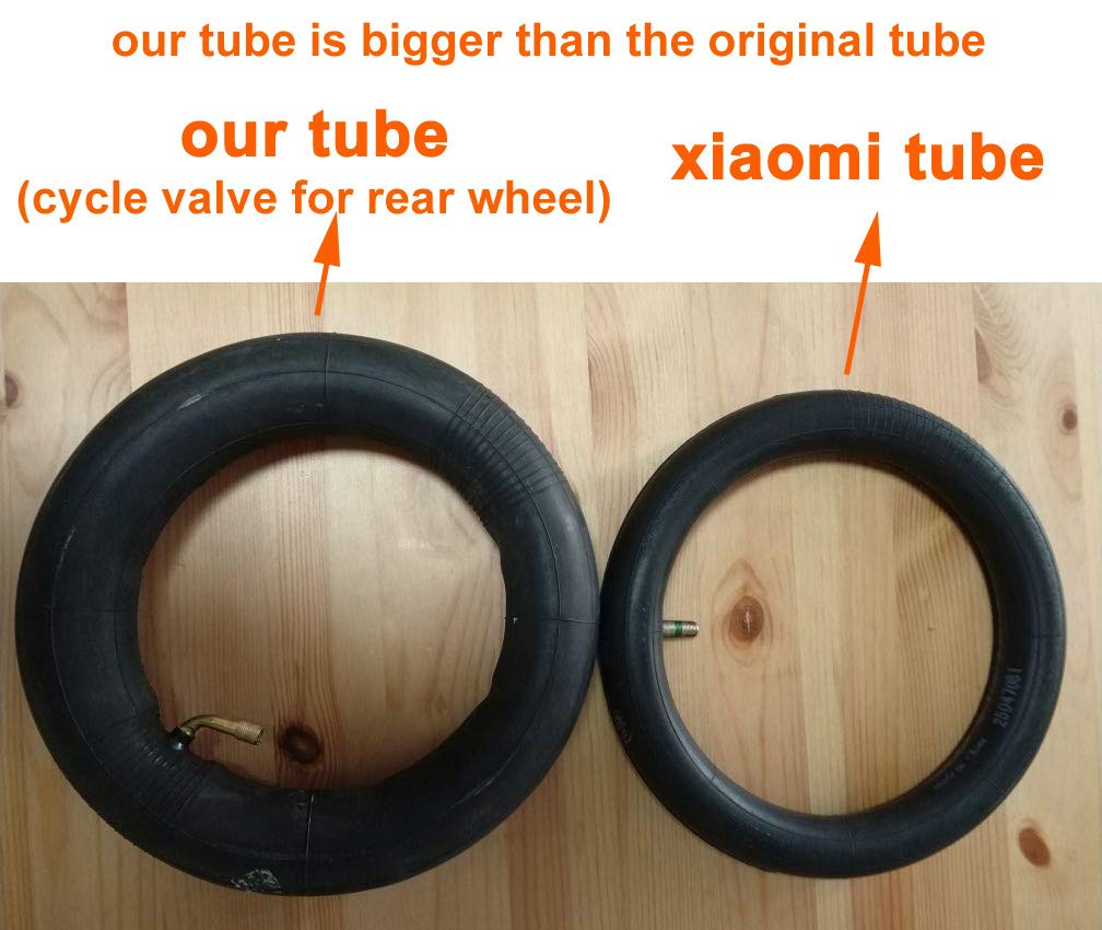 8.5x2 Air Tire & Tube Replacement for Xiaomi M365/Mijia Electric Scooter - Inflatable Spare Tire for Commuting, City Travel & Outdoor Adventures