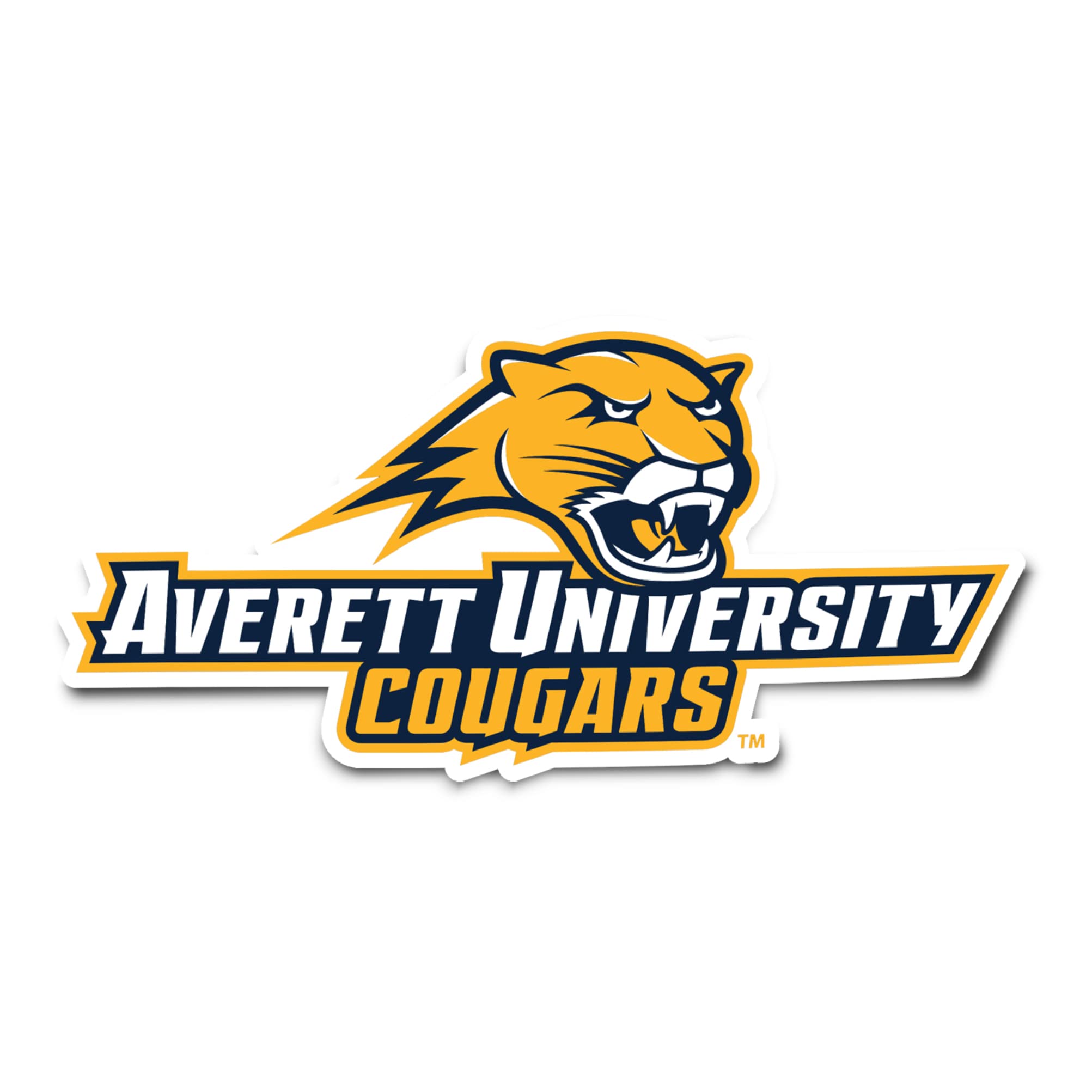 Desert Cactus Averett University Cougars Vinyl Decal Sticker - Waterproof Laptop, Water Bottle, Car, Scrapbook Decor - Perfect for College Students, Dorm Room, School Spirit & Fan Gifts