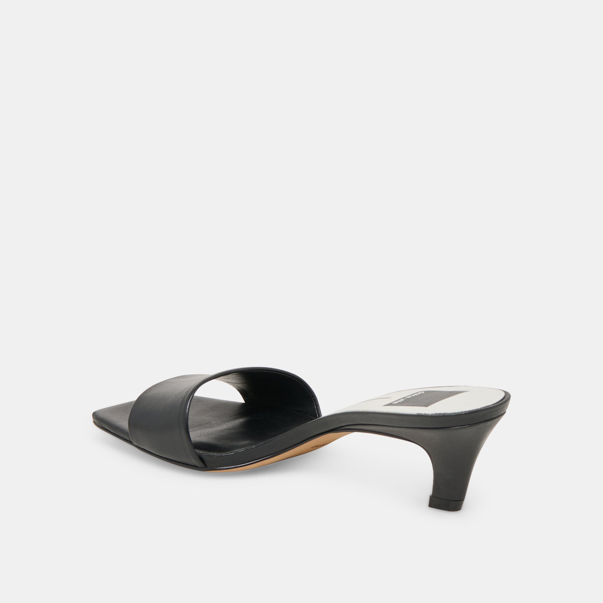 REXA Black Leather High Heels for Women - Elegant & Comfortable Dress Shoes for Parties, Weddings & Office Wear