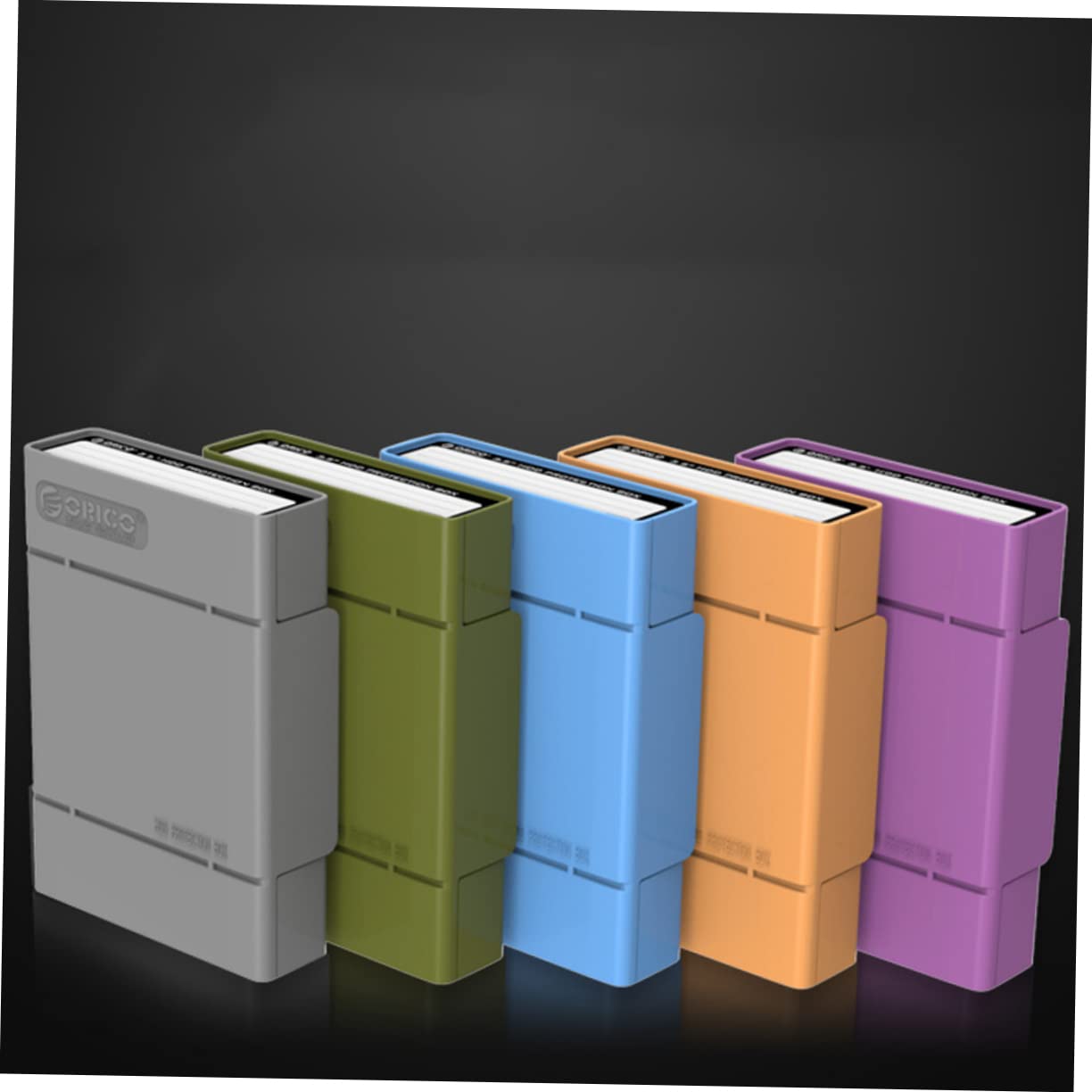 Zerodeko Hard Drive Protective Case - Shockproof SSD & HDD Travel Storage Pouch for External Hard Drives, Digital Recorders - Durable PP Material Computer Accessories | Perfect for Business Travel, Data Backup & Device Protection