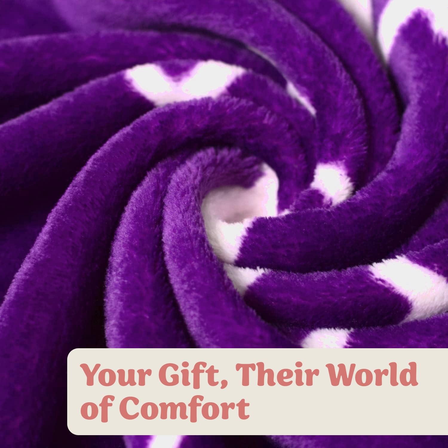 ButterTree Soft Purple Flannel Blanket 65