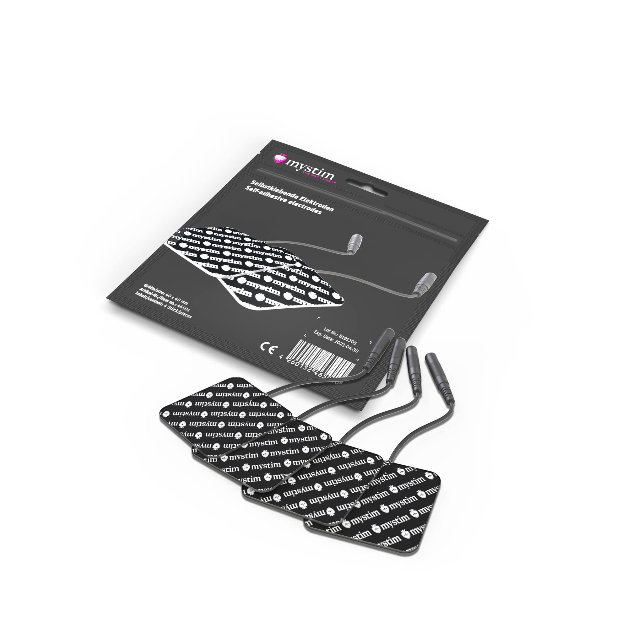 Mystim Pure Vibes Analogue E-Stim Power Unit with Electrodes - Premium Electric Stimulation Device for Muscle Therapy & Sensual Pleasure - Perfect for Pain Relief, Relaxation & Intimate Play