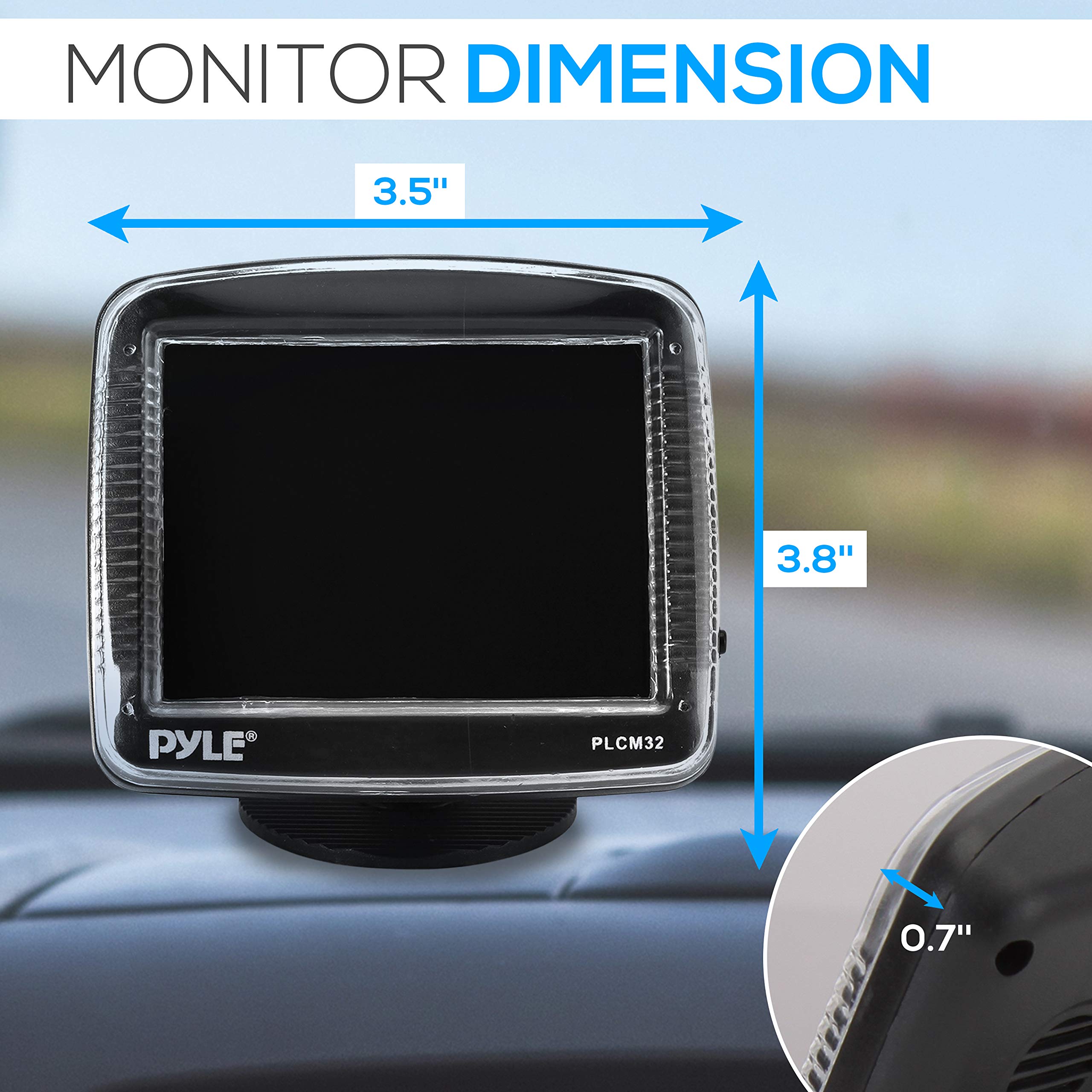 Pyle Backup Camera with Night Vision - 3.5