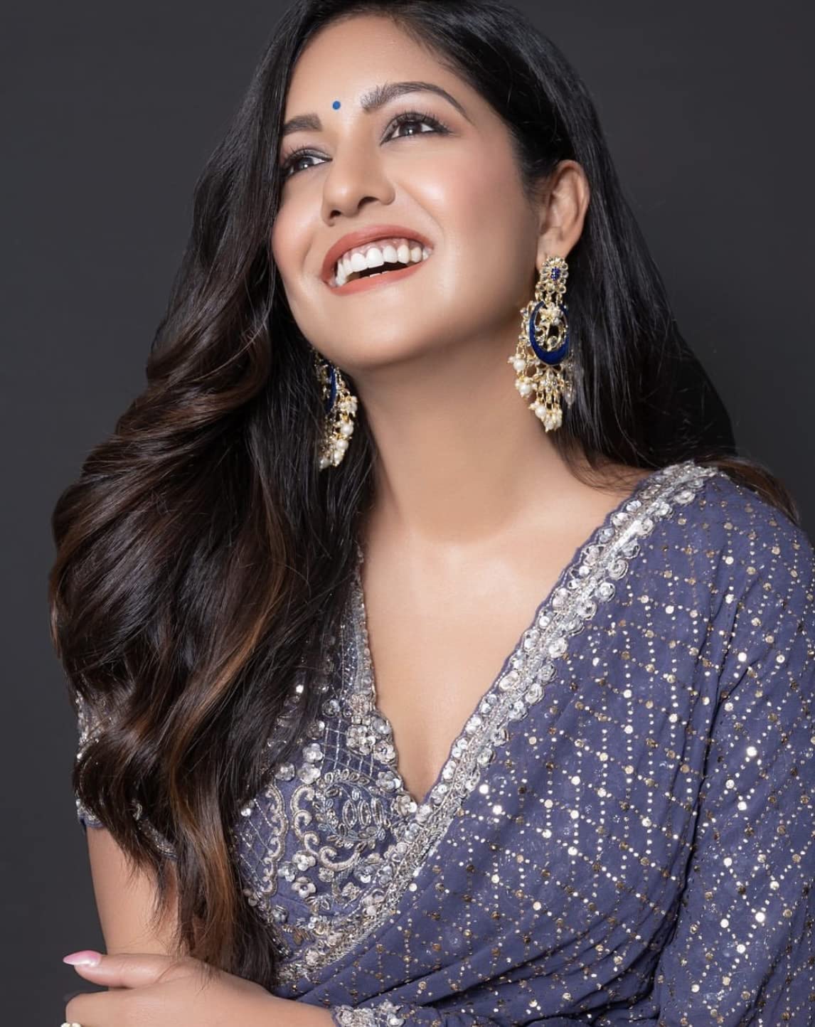 Exquisite Handcrafted Gold Plated Indian Wedding Earrings – Blue Meenakari Kundan & Pearl Bridal Jewelry for Bollywood & Traditional Occasions (E2794) | Perfect for Weddings, Festivals, Cultural Events & Special Celebrations