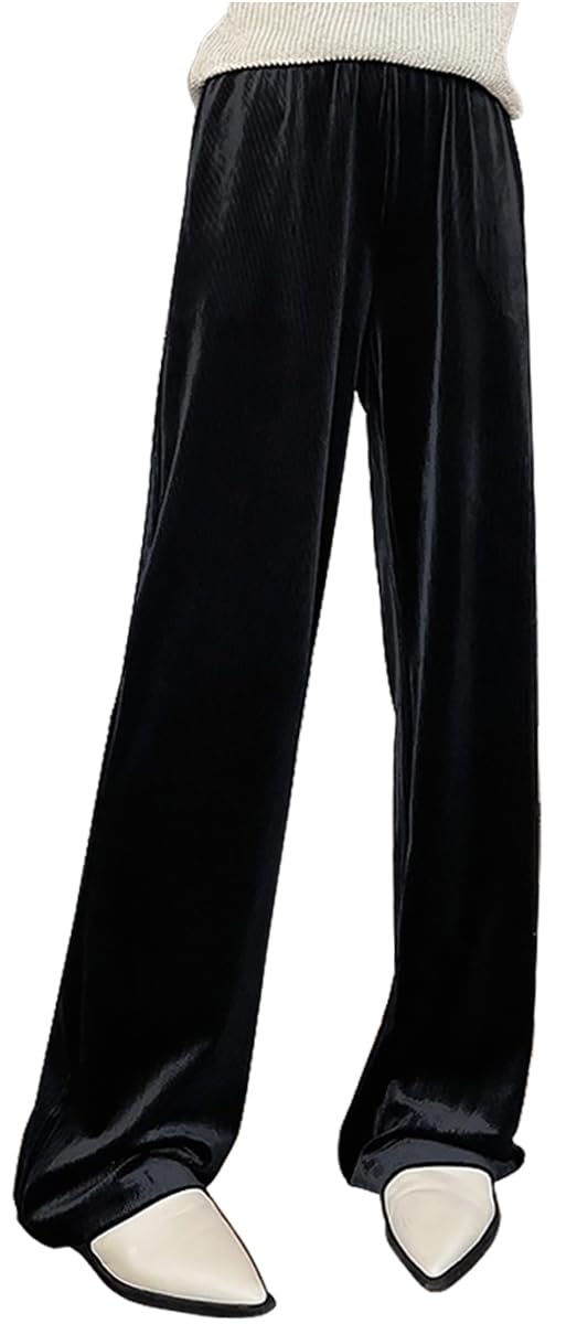 ARJOSA Women's High Waisted Wide Leg Yoga Pants - Soft Lounge Palazzo Pants & Joggers for Yoga, Workout, Running & Casual Wear