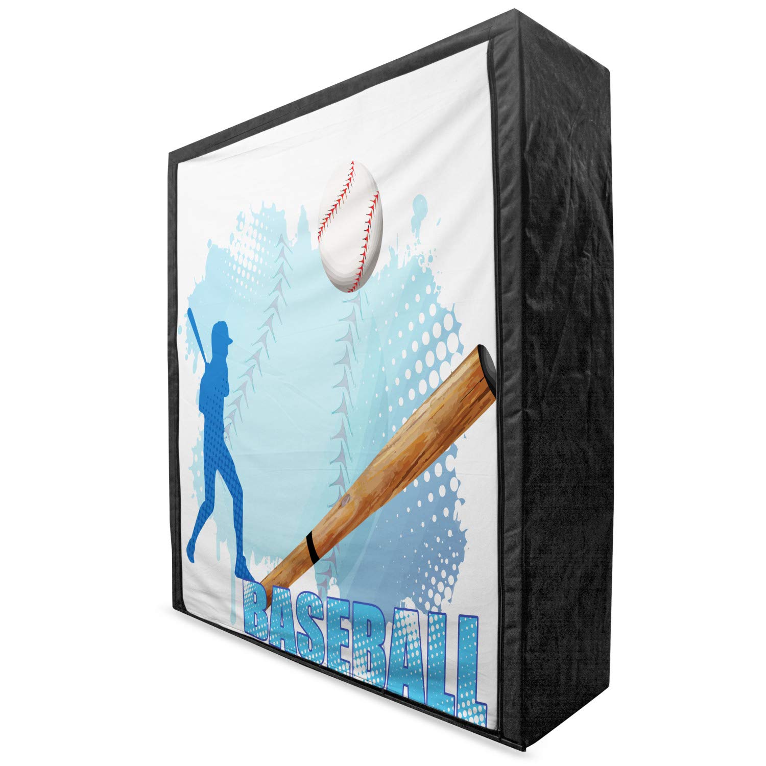 Ambesonne Baseball Player Portable Fabric Wardrobe - 59