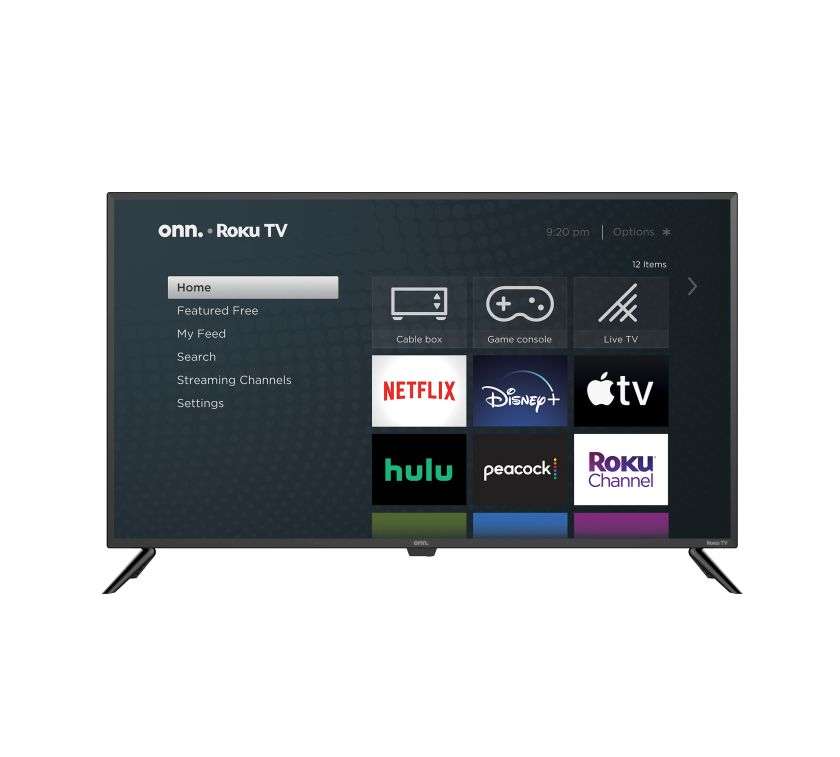 Onn 42 Inch Full HD 1080P Roku Smart LED TV with Streaming & Voice Remote - Model 100018254 - Perfect for Living Room, Bedroom & Home Entertainment