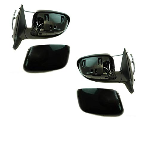 Compatible with 2014-2019 Jeep Cherokee Rear View Mirror Assembly - Power Heated Paintable Side Mirror Set (Pair) for Enhanced Visibility & Safety in Rainy or Cold Weather