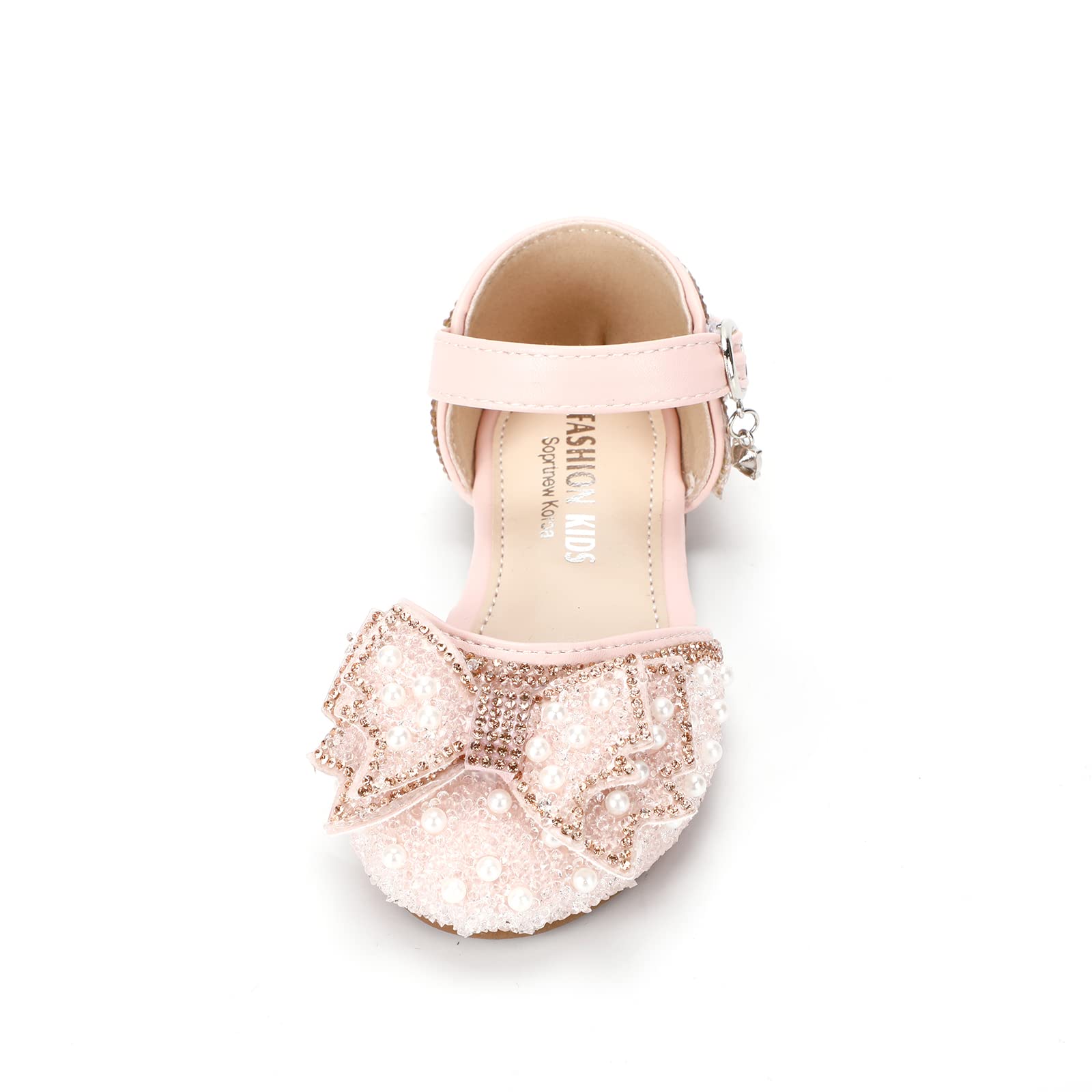 Sparkly Mary Jane Ballet Flats for Girls - Adorable Wedding Sandals & Princess Party Dress Shoes - Perfect for Weddings, Birthday Parties, and Special Occasions