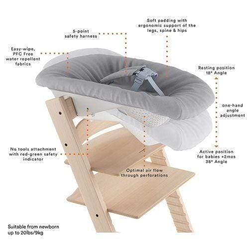 Stokke Tripp Trapp Newborn Set Cover - Sweet Hearts Design | High-Quality Baby Chair Cushion for Newborns & Infants | Perfect for Nursery, Feeding & Playtime