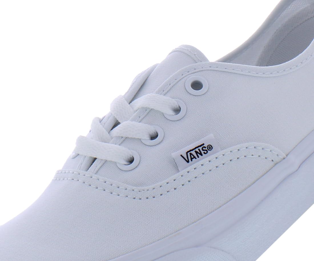 Vans Authentic Unisex Sneakers - Classic White Canvas Shoes for Men & Women | Casual Wear, Skateboarding, Street Style