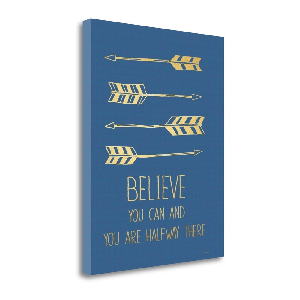 Believe By Jo Moulton - Premium Giclee Art Print on Gallery Wrapped Canvas, Framed & Ready to Hang - Perfect for Home Decor, Office Wall Art & Gift Ideas