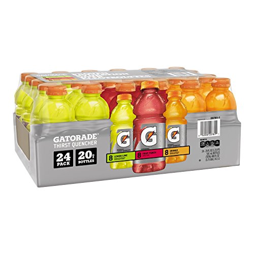 Gatorade Sports Drinks Variety Pack - 24 Bottles (20 oz Each) - Pack of 2 - Hydration for Athletes & Workouts - Perfect for Gym, Running & Sports Recovery