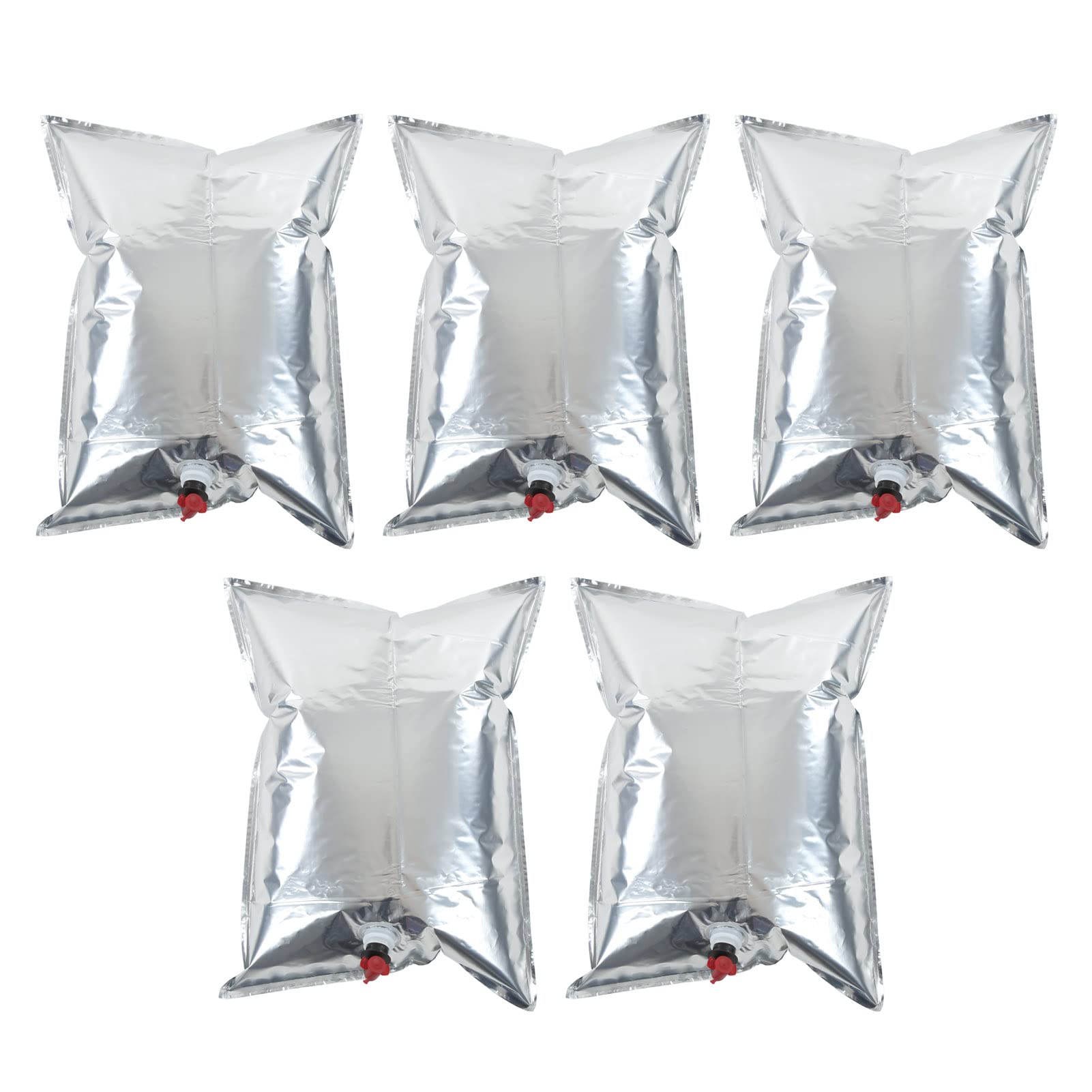 Premium Aluminized Waterproof Aseptic Drink Bags with Valve - Extended Shelf Life BIB Liquid Storage for Outdoor Camping, Hiking & Emergency Preparedness