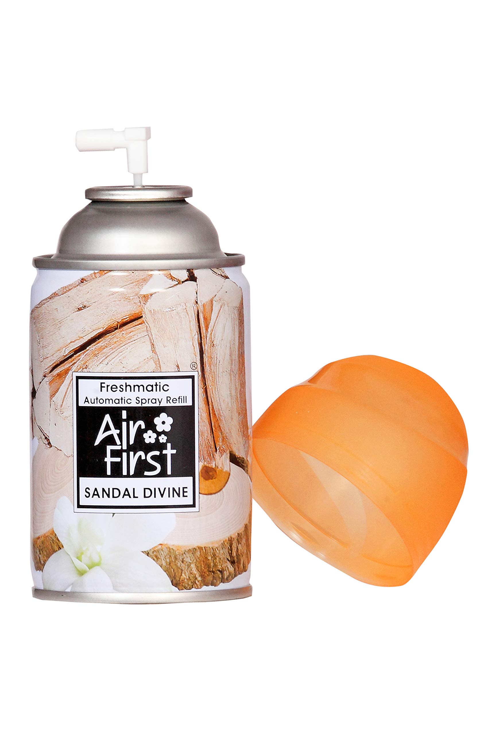 Air First Freshmatic Automatic Air Freshener Refills 250ml - Sandalwood Scent (RFR3405) for Home, Office & Bathroom - Long-Lasting Fragrance for Automatic Dispensers