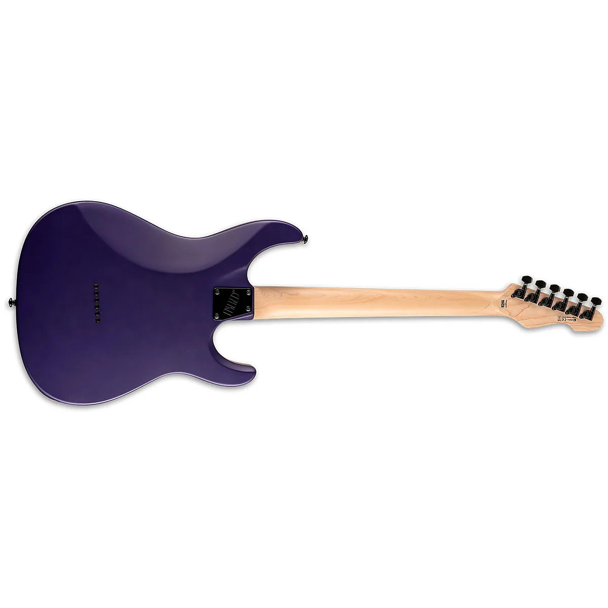 ESP LTD SN-200HT Left-Handed Electric Guitar - Dark Metallic Purple Satin Finish | Perfect for Rock, Metal & Stage Performances
