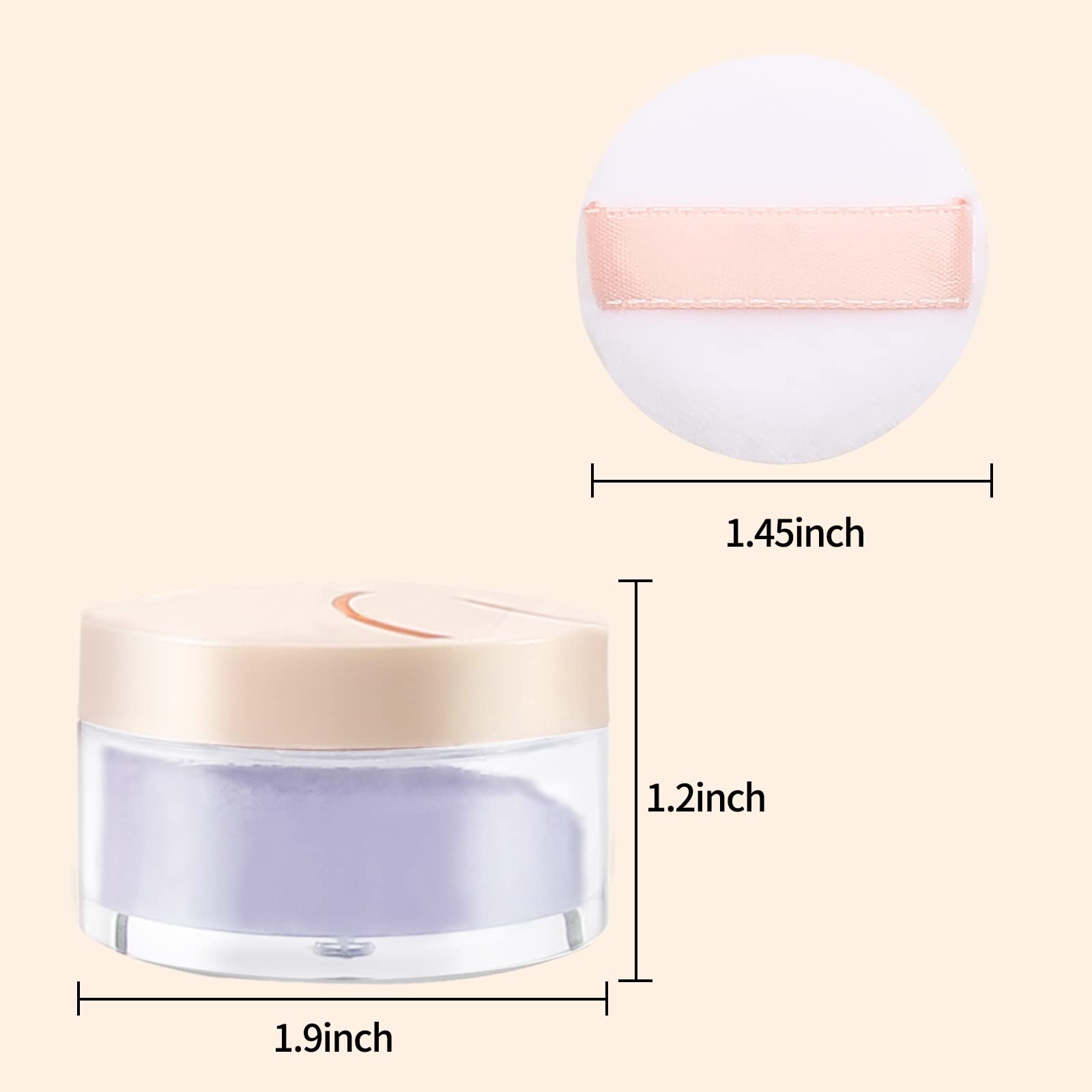 Boobeen Matte Blush Powder - Natural Pink Loose Face Blush for Cheeks | Long-Lasting, Blendable Makeup with Satin Finish | Perfect for Everyday Wear, Date Night & Professional Makeup Looks