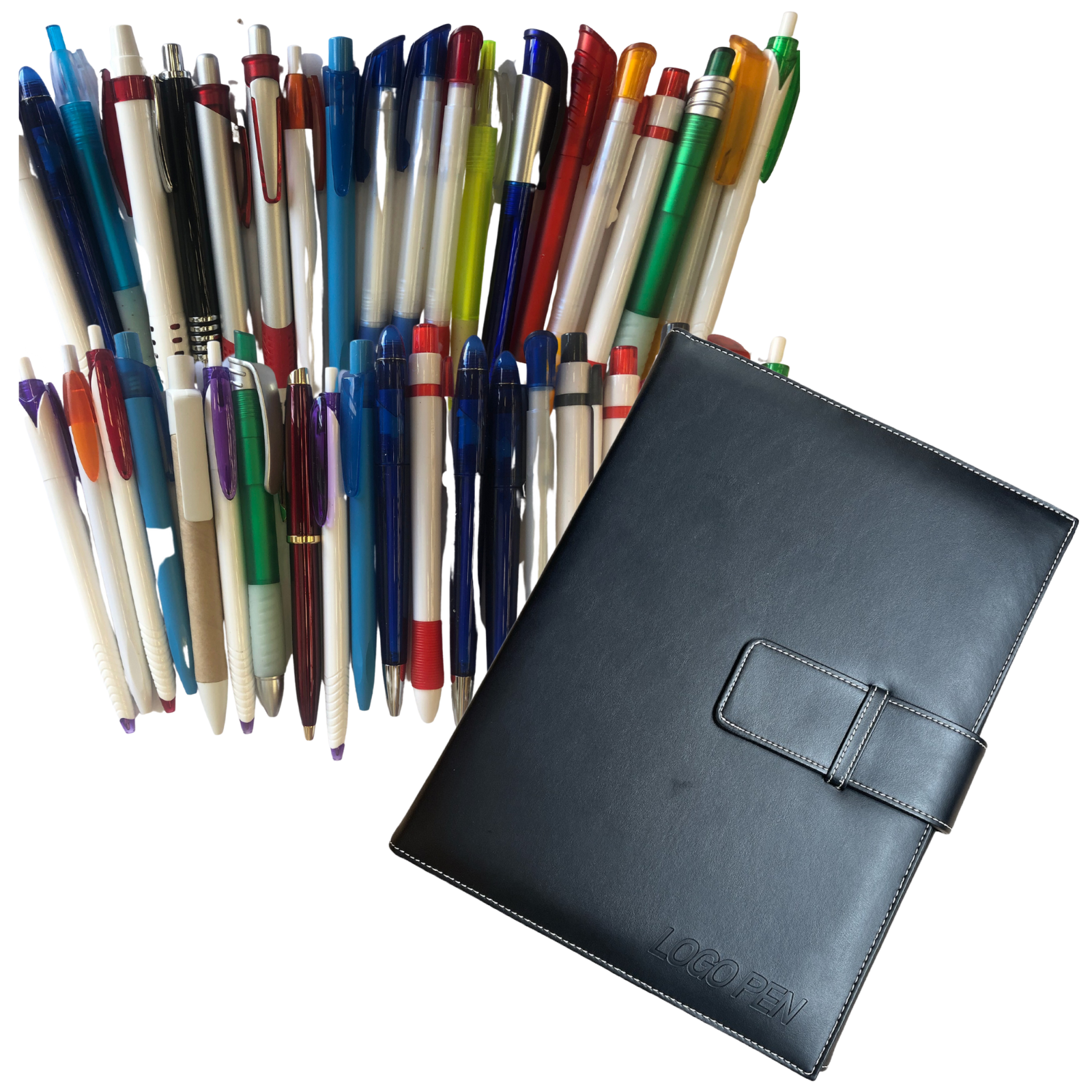 114-Pack Ballpoint Pens with Pen Holder - Smooth Writing for School, Office & Business - Perfect Gift Set for Students & Professionals